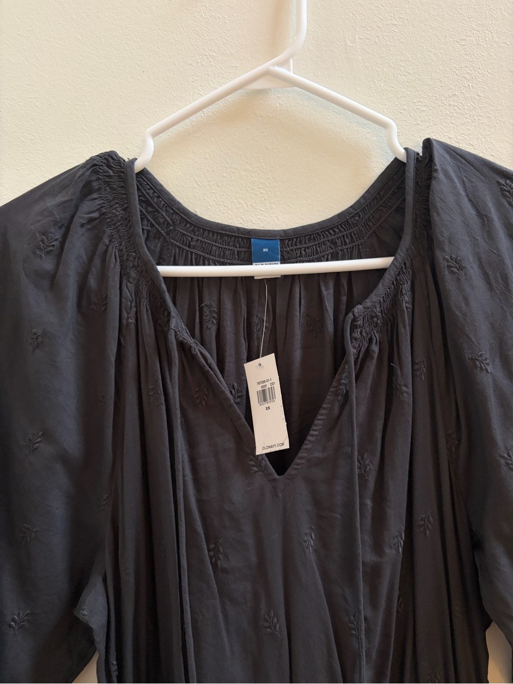 NWT OLD NAVY WAIST DEFINED EMBROIDERED MIDI - Picture 4 of 7